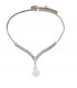 SET737 - Simple Diamond Necklace Set